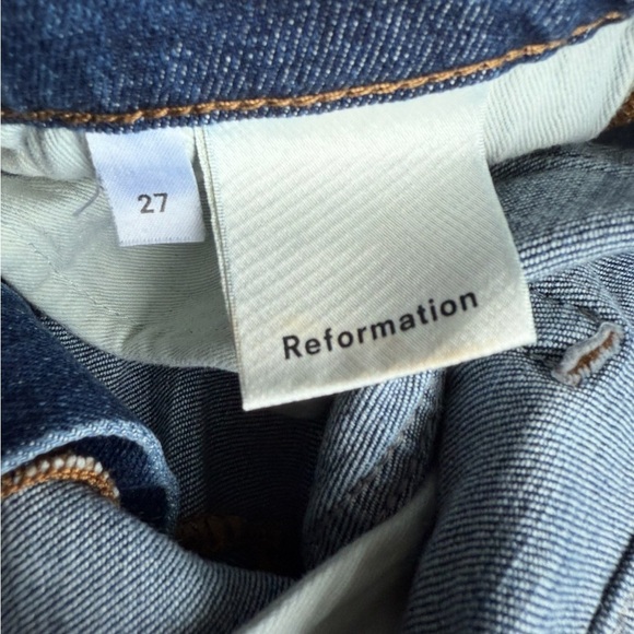 Reformation Jeans Liza Jean in Jamaica Wash Size 27 - Picture 7 of 10